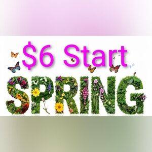 *** SPRING PREVIEW *** $6 START Unlisted Item 1---50